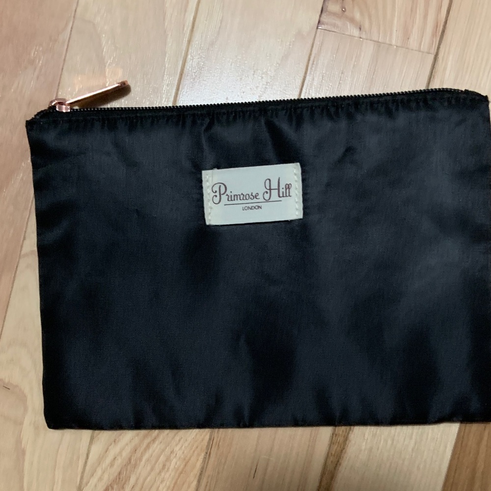 Primrose Hill Black Make-up/Travel Pouch